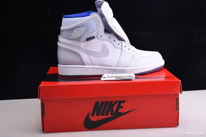 Bmlin 1 CK6637-104 Zoom High Blue Racer White Air Jordan Retro 0503